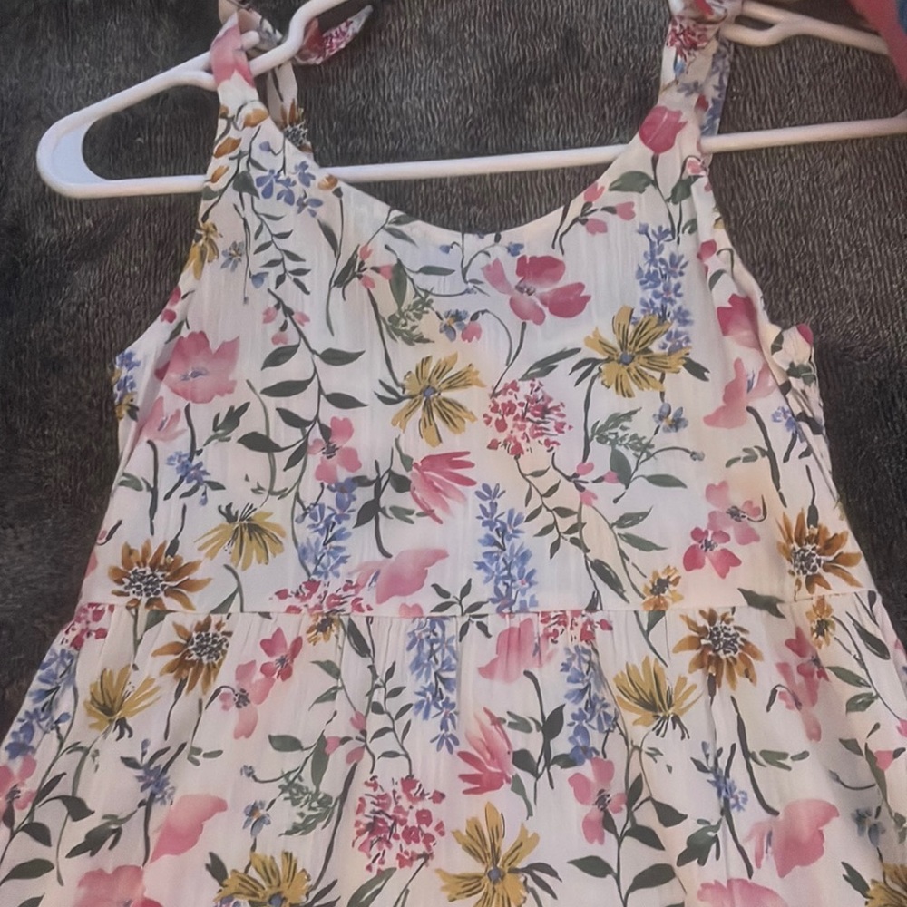 A floral Long dress